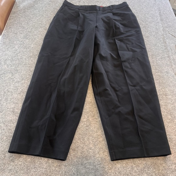 SPANX Pants - Spanx Women's Pleated Wide Leg Pants Black Regular Fit Size 2x